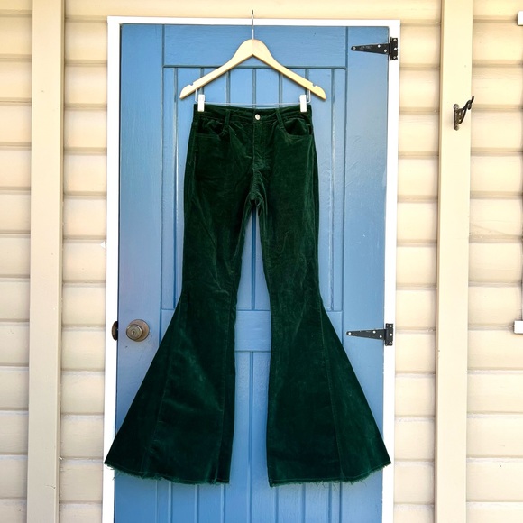 Saints & Hearts Pants - Saints & Hearts Flared Corduroy Pants Women’s Size Medium